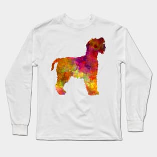 Welsh Terrier in watercolor Long Sleeve T-Shirt